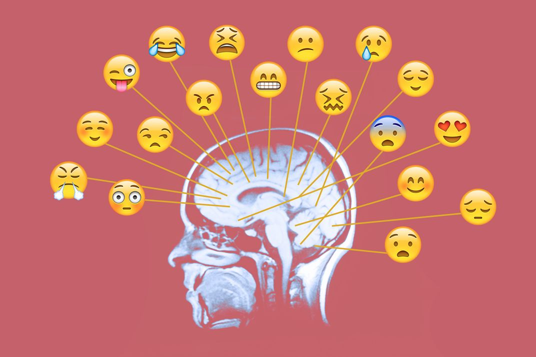 Emojis verweisen auf Gehirn